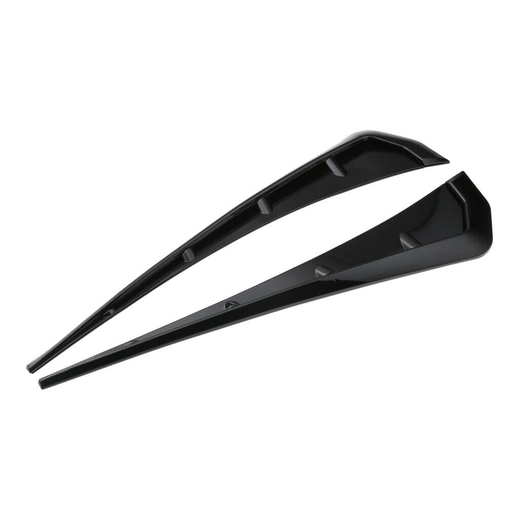 For 2016-20  Civic Glossy Black ABS Side  Vent Air Wing Cover Trim