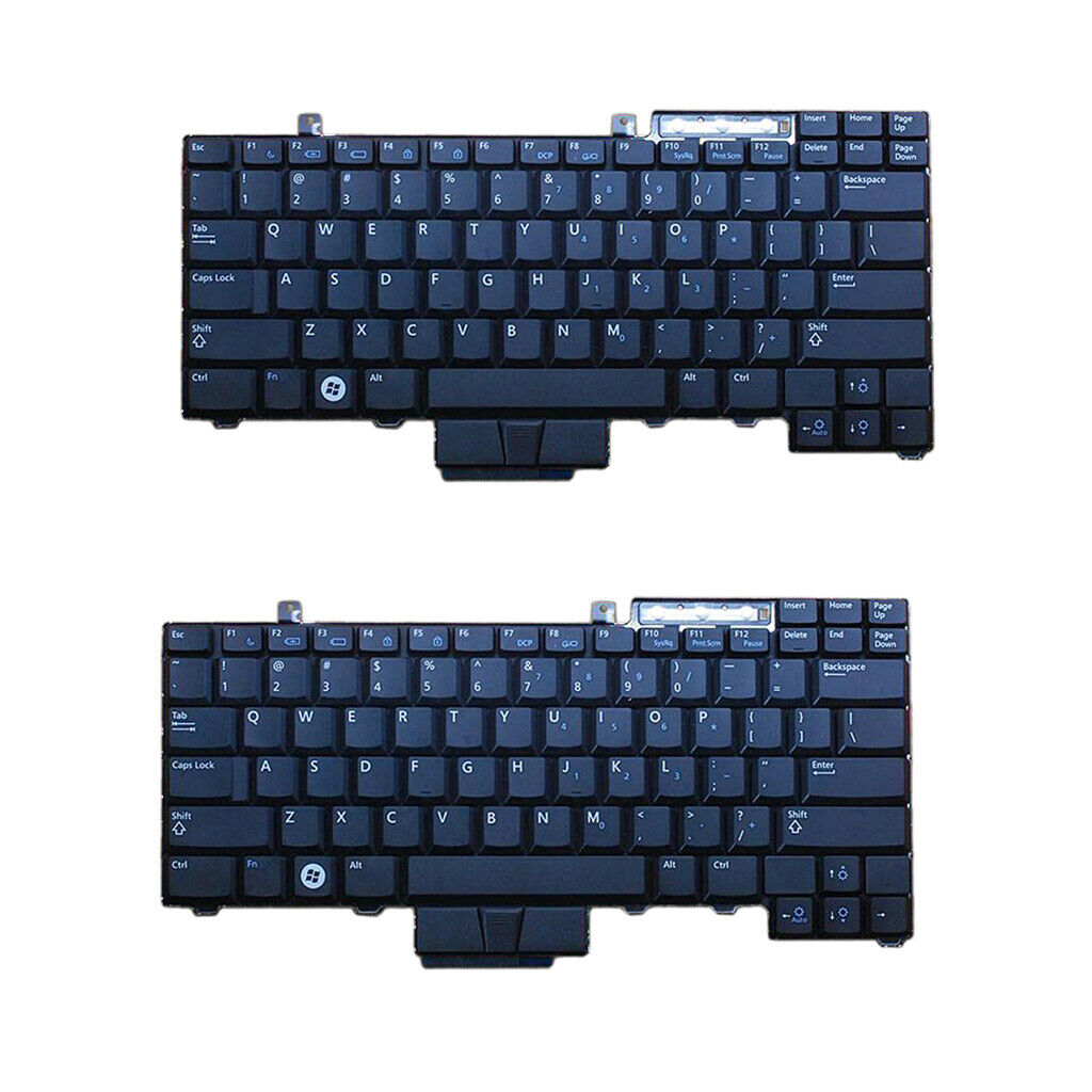 2 Pcs For Dell Latitude E6400 E6410 Black Keyboard Without Stick Point