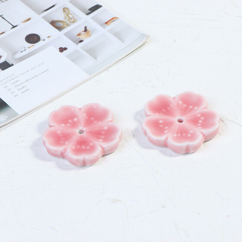 2Pcs Japanese Style Ceramic Incense Stick DIY Home Bedroom Incense Holder.l8