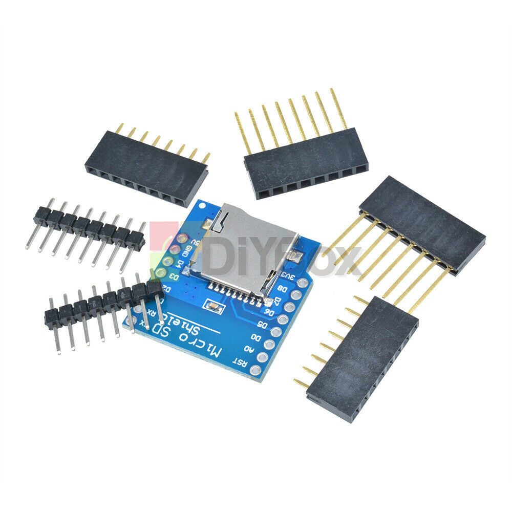 5PCS Micro SD Card Shield Wireless Control for D1 Mini ESP8266 WiFi WeMos Module