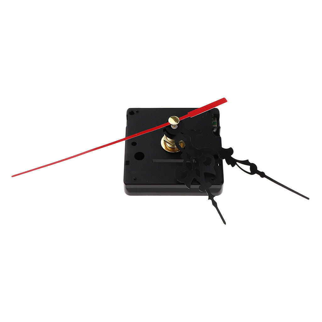 Plastic Quartz Wall Clock Movement Mechanism Motor Long Hand For 12  Dials