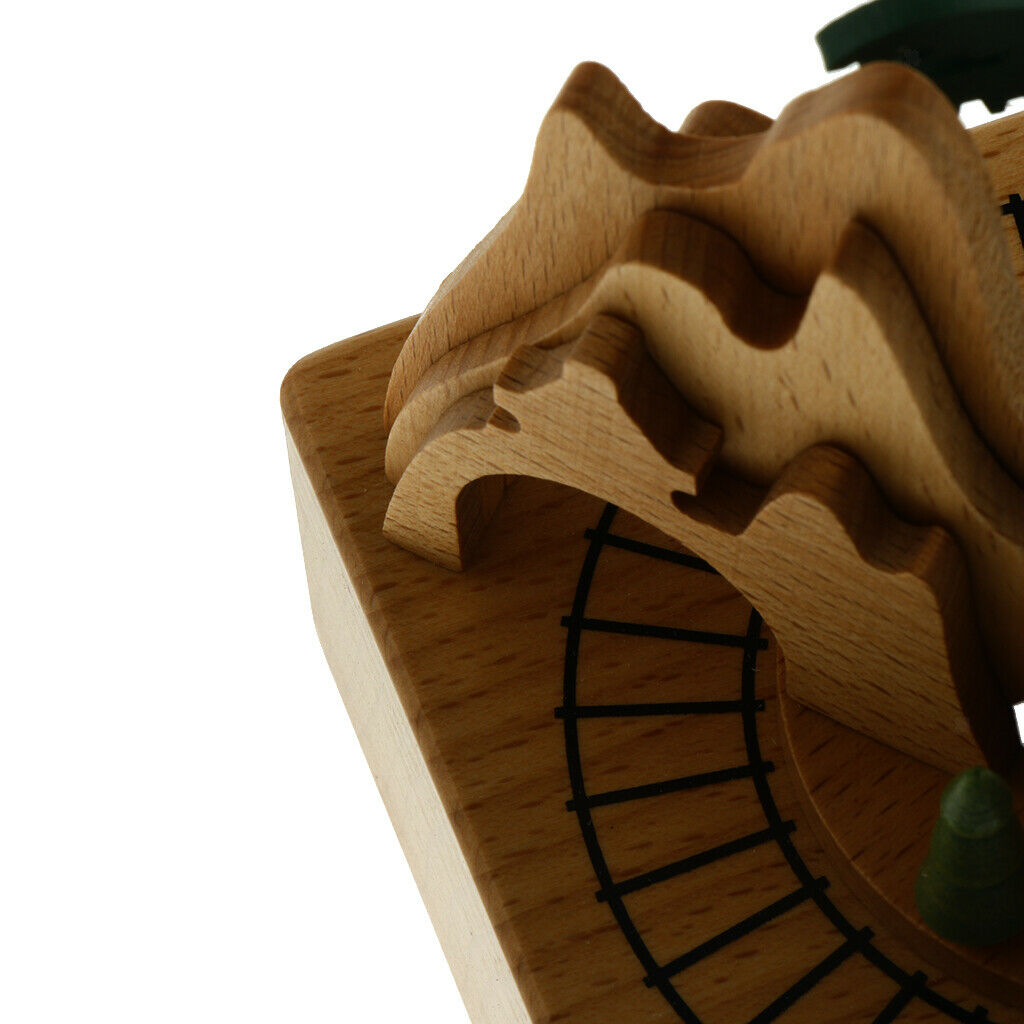 1 Piece Wooden Music Box Craft for Girls Women Baby Boys