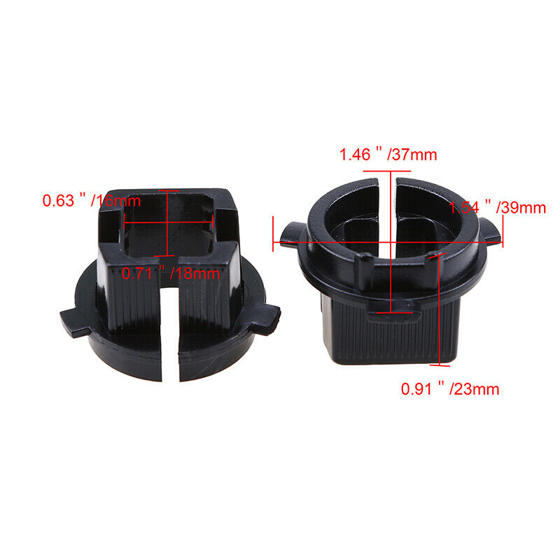 2Pcs H7 HID Bulb Holders Adapters Spacers  Universal ForÂ Hyundai Kia K5 Sorento