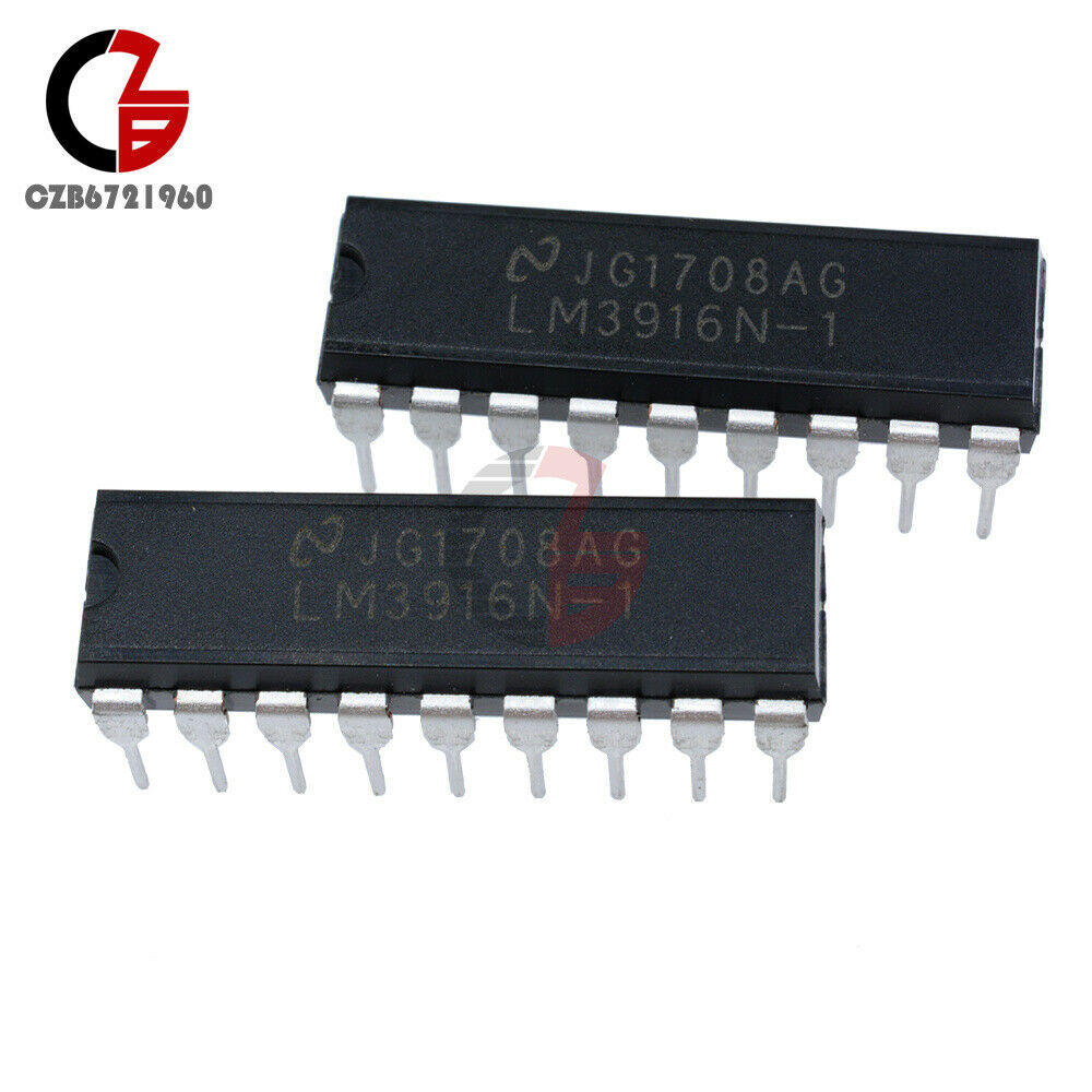 10Pcs LM3916N-1 LM3916N-1/NOPB LED Display Driver IC NSC DIP-18 LM3916N-1