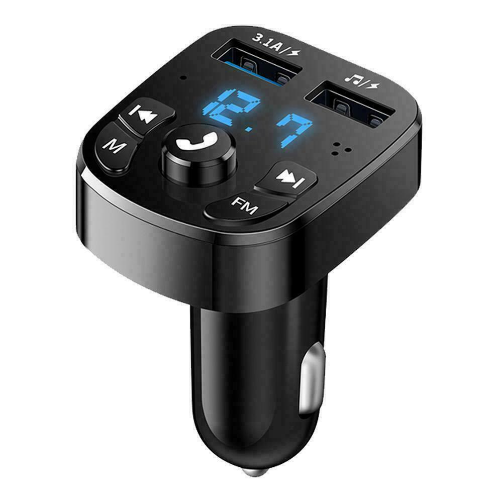Wireless Bluetooth Car Kit FM Transmitter Radio Handsfree Player/USB *1 AU Z2C1