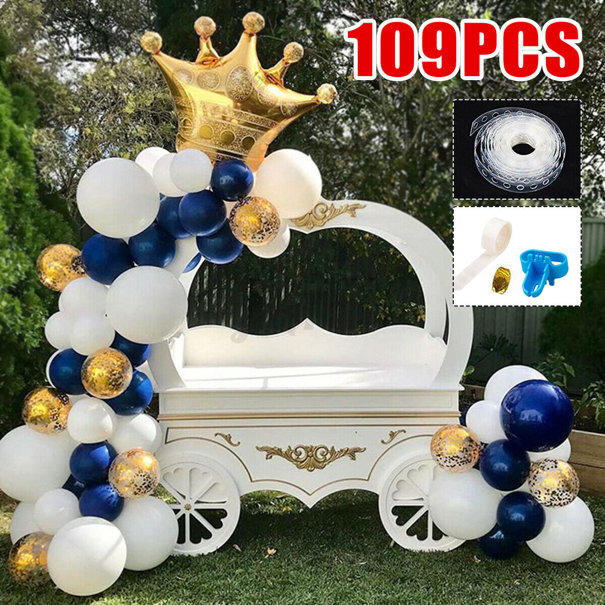 109PCS Latex Arch Balloon Garland Kit Wedding Baby Shower Birthday Party  ï¼VD â˜ª