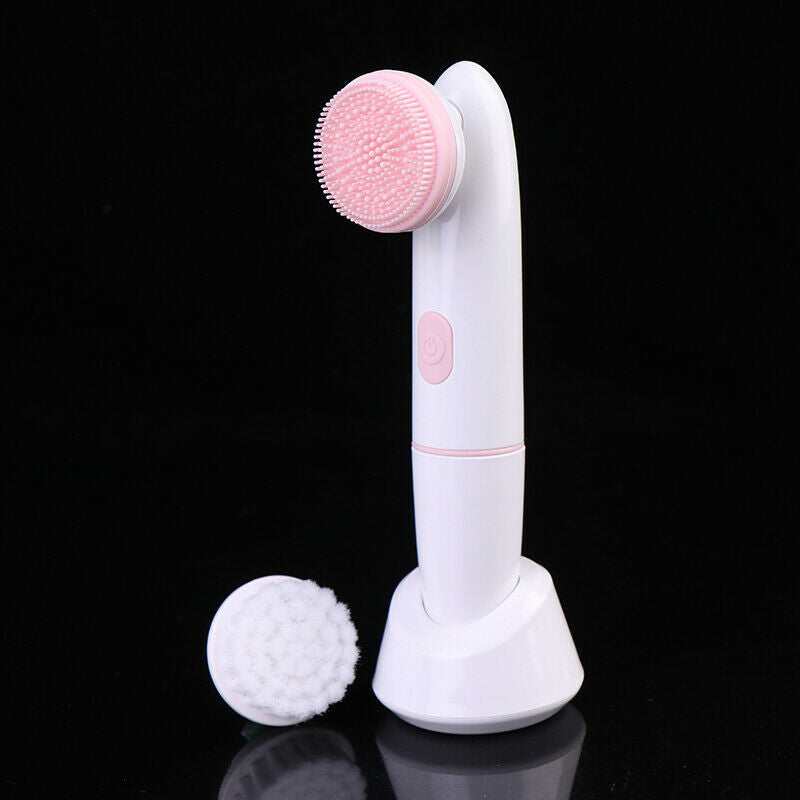 Electric Face Cleansing Brush For Facial Wash Sonic Vibration Massage ToolBDAU