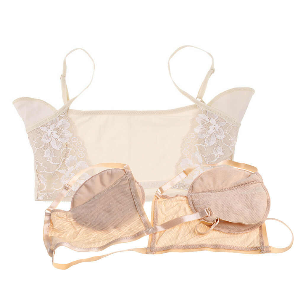 Pack of 2 Ladies Underarm Sweat Pads Camisole - Reusable Sweat Shields Armpit