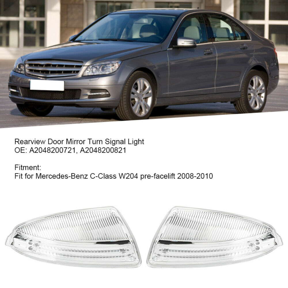 2X LED Turn Signal Light Lamp Fit for Benz C-Class W204 08-10 A2048200721