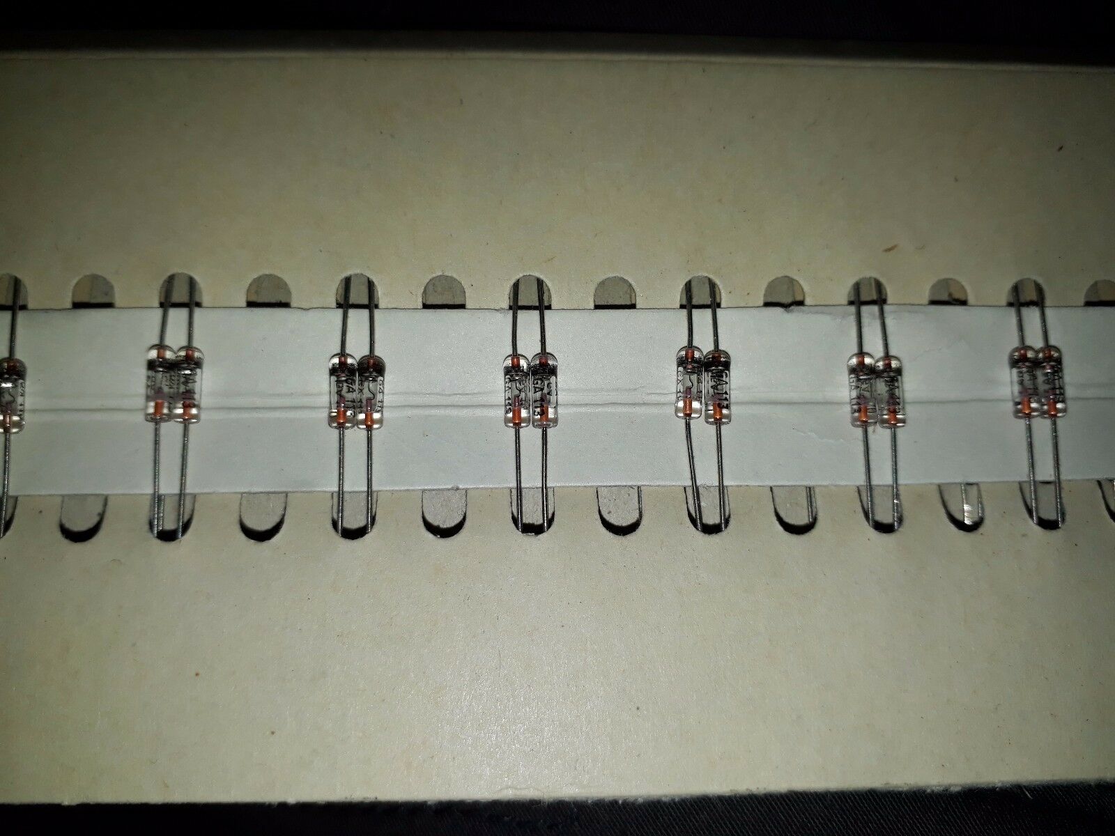 10PCS NOS TUNGSRAM 2GA113 Germanium Glass Diodes THOMSON-CSF FOR AUDIO !
