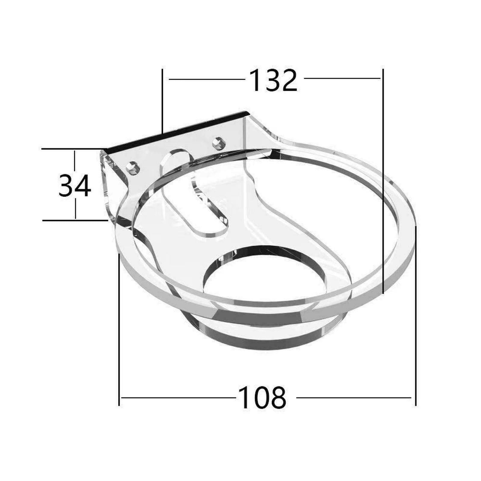 Compact Wall Shelf Holder Bracket Robust Table Placement Cable Management,