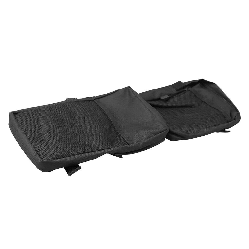 1 Pair ATV Fender Bags Motorcycle ATV Tank Saddlebags for ATV UTV Black