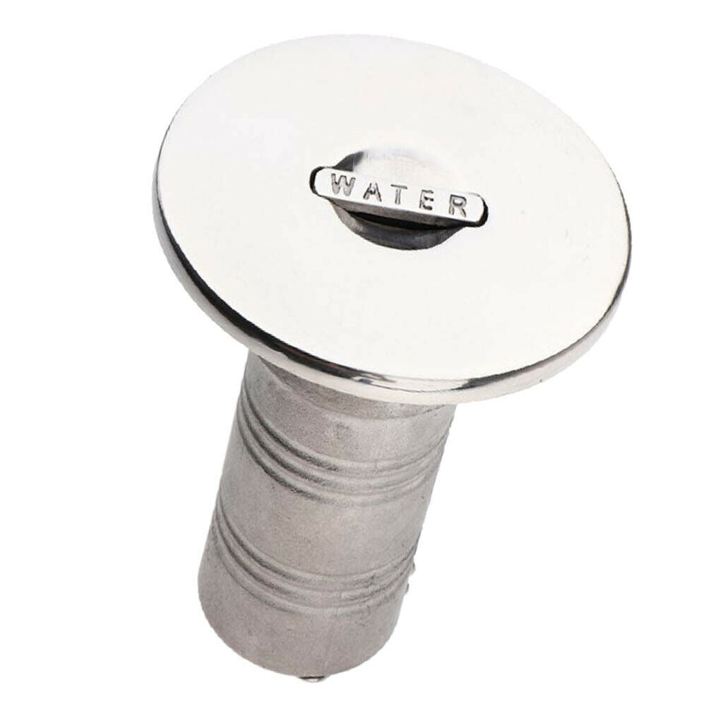 Marine Boat Water Fuel Deck Filler Keyless Lift   Stainless Steel - 50mm