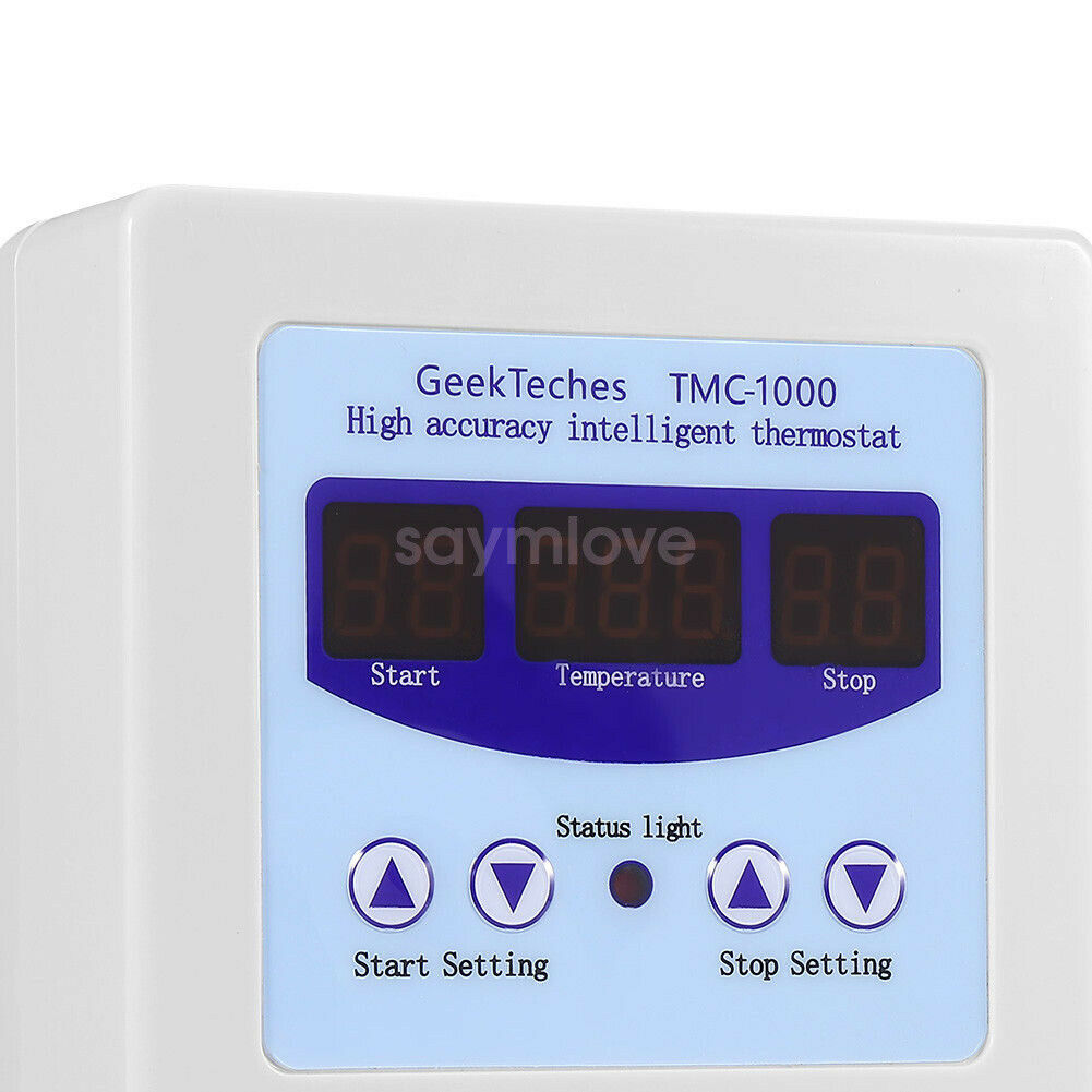 Digital Temp Controller 110V 220V Temperature Sensor Thermostat Switch TMC-1000