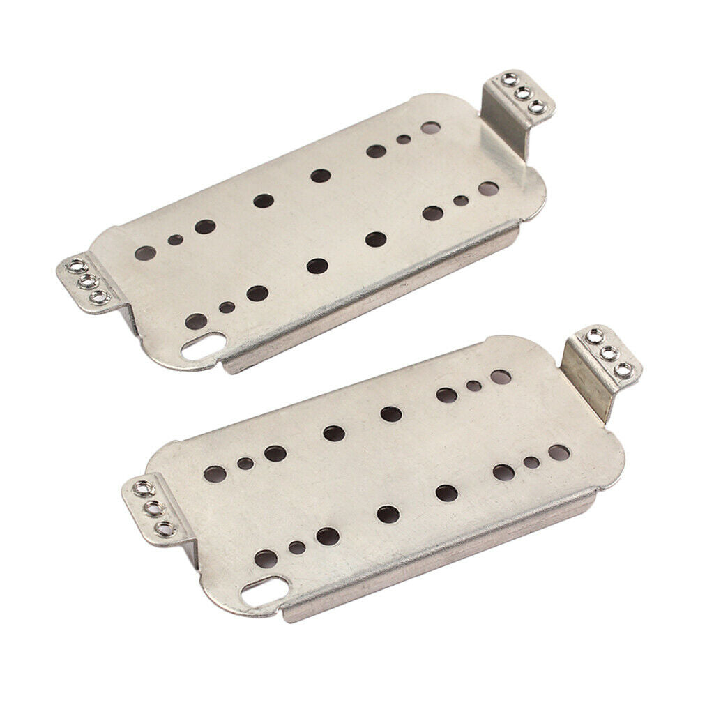 Electric Guitar Humbucker Double Coil Pickup Baseplates N+B with Cover