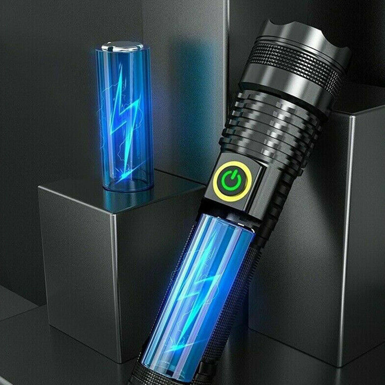 Rechargeable 1000000 Lumens XHP70 Most Powerful LED Flashlight USB Zoom Torch