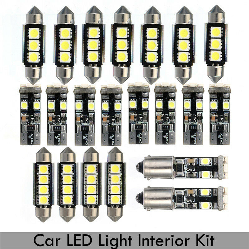 21x Universal Cars Interior LED Light Package Set For BMW E46 Sedan M3 1999-2005