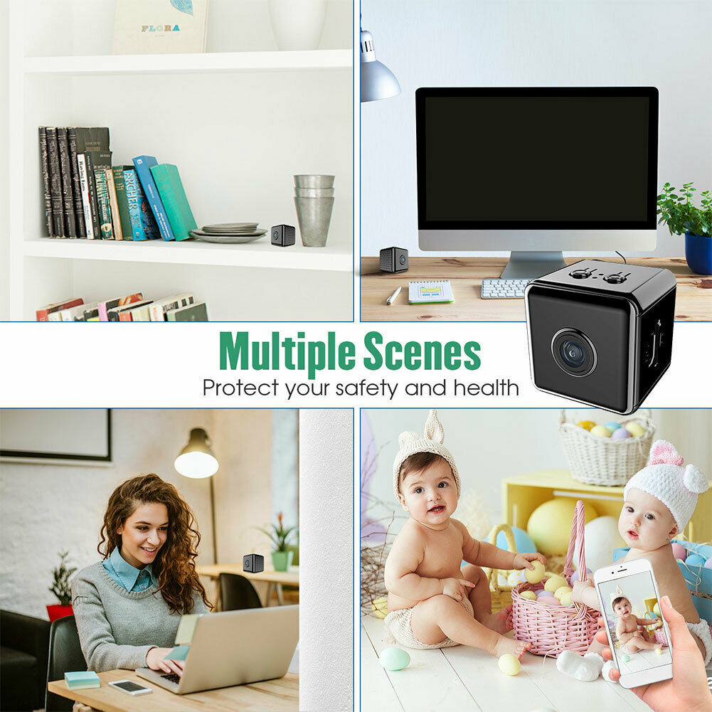 W10 WiFi Mini Camera 1080P HD Night Vision Security Cam Voice Video Recorder