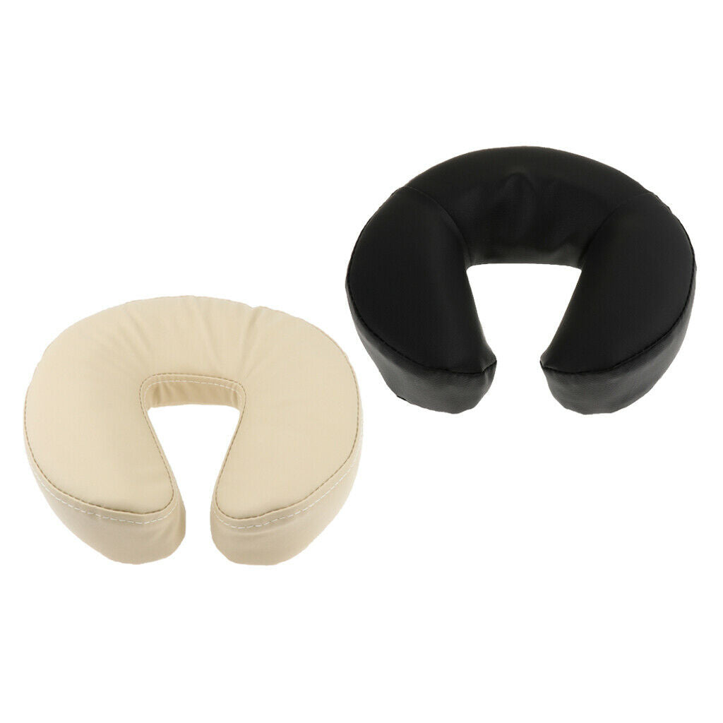 2x U Shaped Salon Massage Table Face Down Pillow Facial Care Cushion Mat