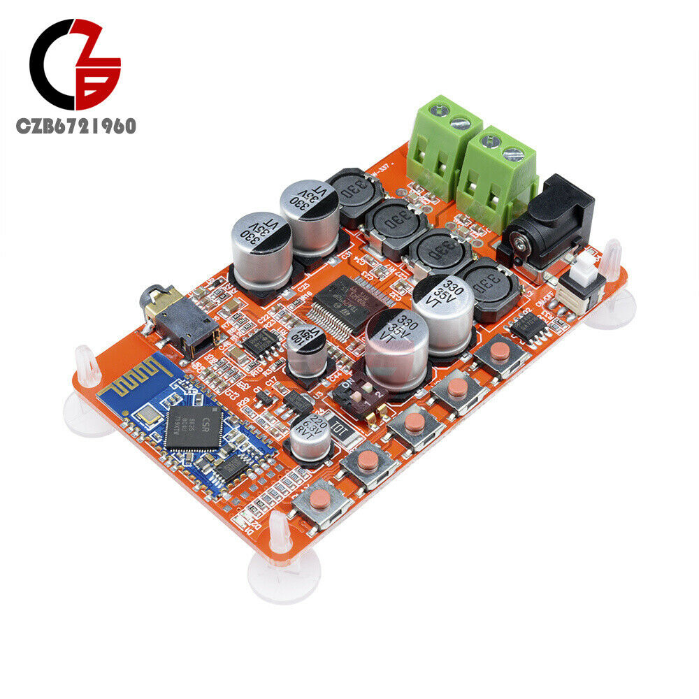 TDA7492P 25W+25W Bluetooth 4.0 Audio Power Amplifier Board with AUX Interface