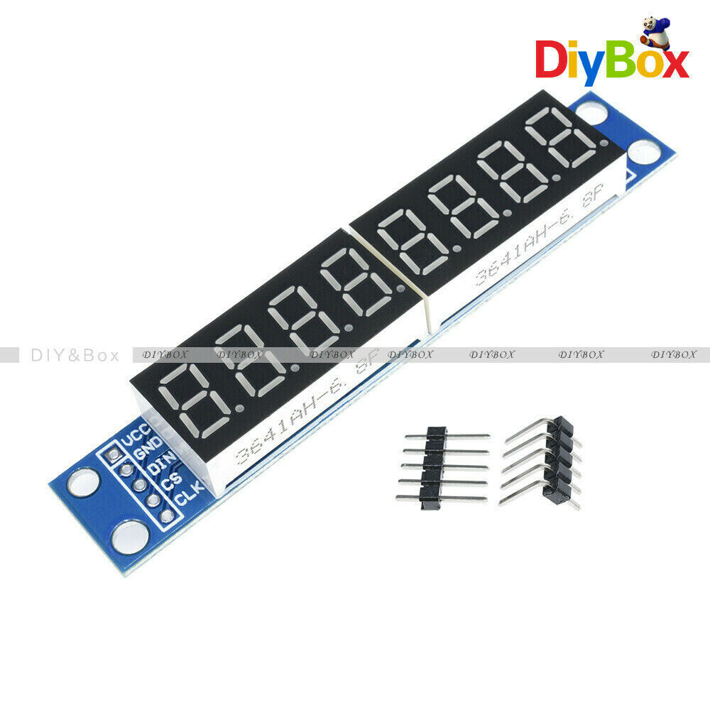For Arduino MAX7219 LED Dot Matrix 8-Digit Digital Tube Display Control NEW D