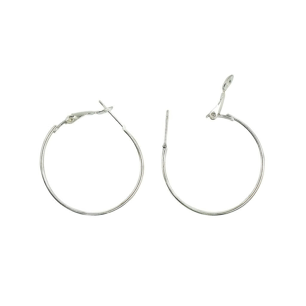 20 Pieces 30mm Large Round Earring Hoops Dangle Earrings Loops Jewelry Accs