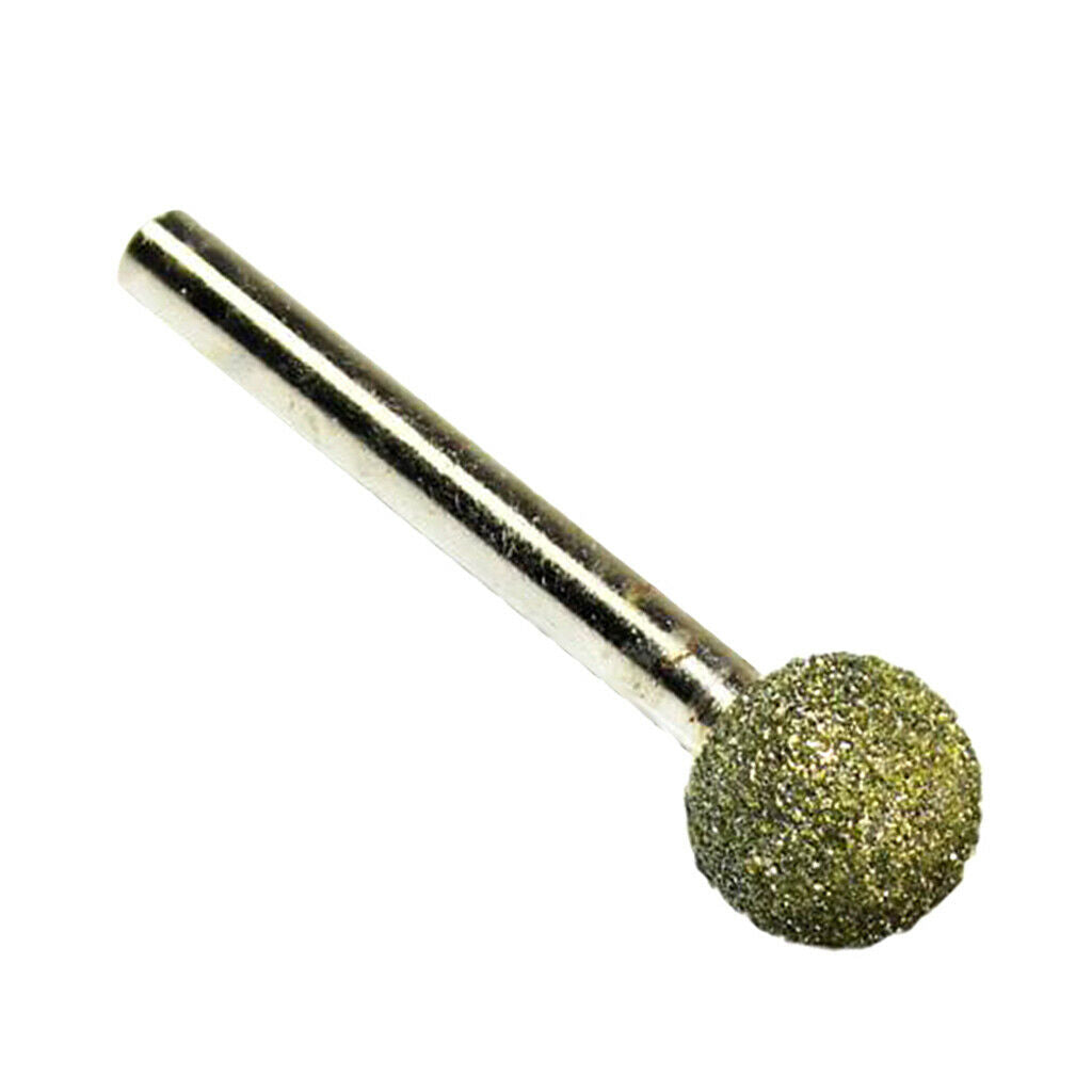 18mm Spherical Diamond Grinding Head Bit Grinding Rod Burr Bit Shank