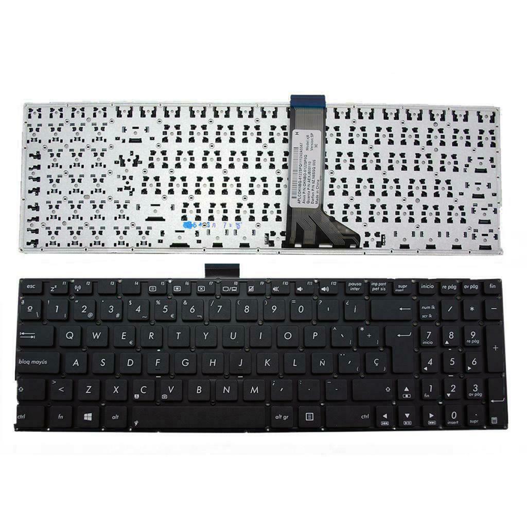 New Replacement Black Spanish Layout Keyobard without Frame for ASUS Laptop