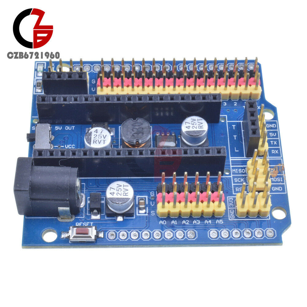 For arduino Nano v3.0 I/O expansion board micro sensor shield Uno r3 leonardo
