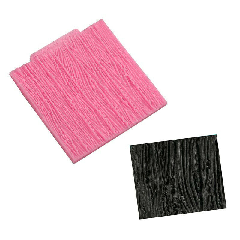 Tree Bark Texture Wood Pattern Mat Fondant Silicone Mould Cake Decor Sugar MBDA