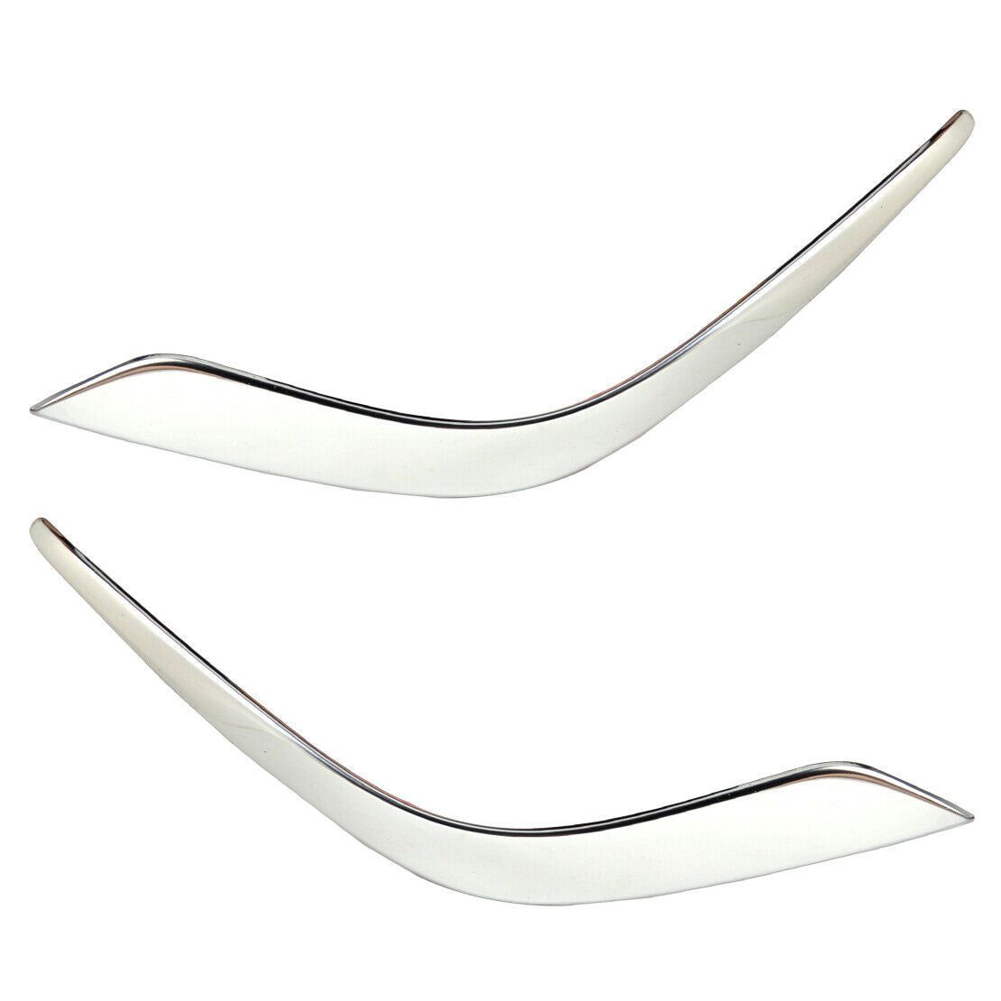 2pc Front Fog Light Lamp Eyebrow Cover Trim Fit for Mazda 6 Atenza 13-16 An