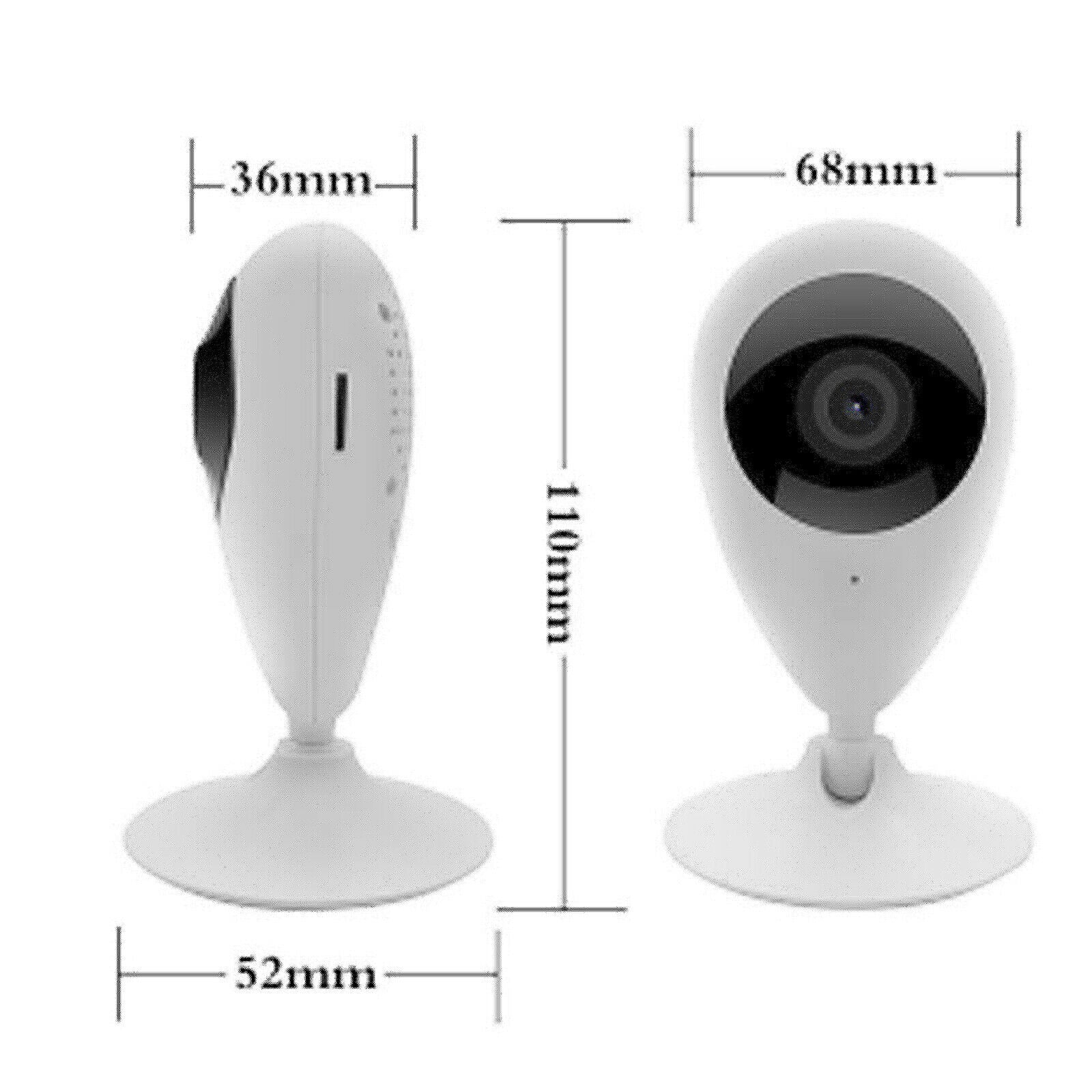 WiFi Camera 1080P Cloud IP Camera Baby Monitor Auto-Cruise CCTV Plug-UK