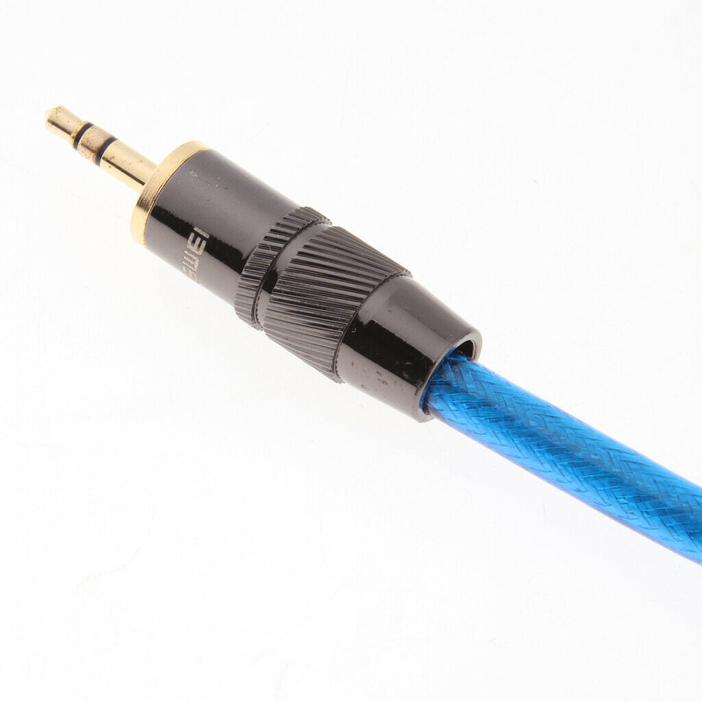 2PCS Single Mono Male 1/8 inch (3.5mm Jack) to Dual XLR Male Plug Audio Cable