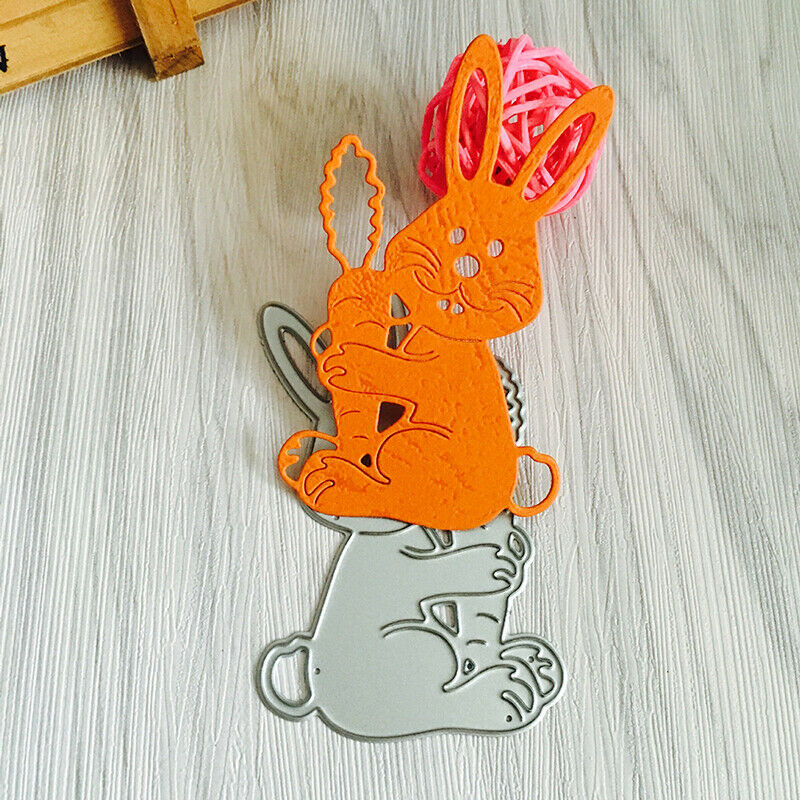 Carbon Steel Rabbit Cutting Dies Embossing Stencil Templates Mo.l8