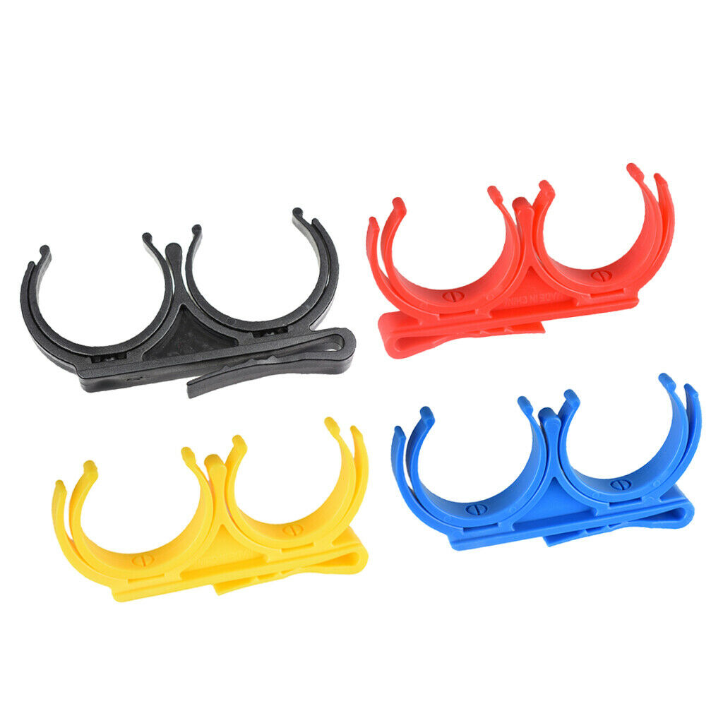 4 lot Universal Plastic Golf Ball Holder Clip Belt Clamp Golfer Golfing Tool
