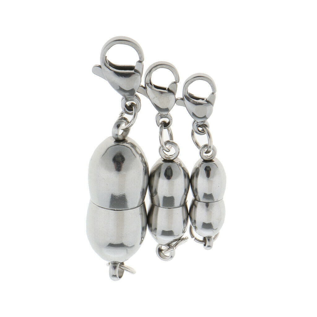 3pcs Strong Magnetic Clasps End Lobster Clasp Connector For Jewelry DIY