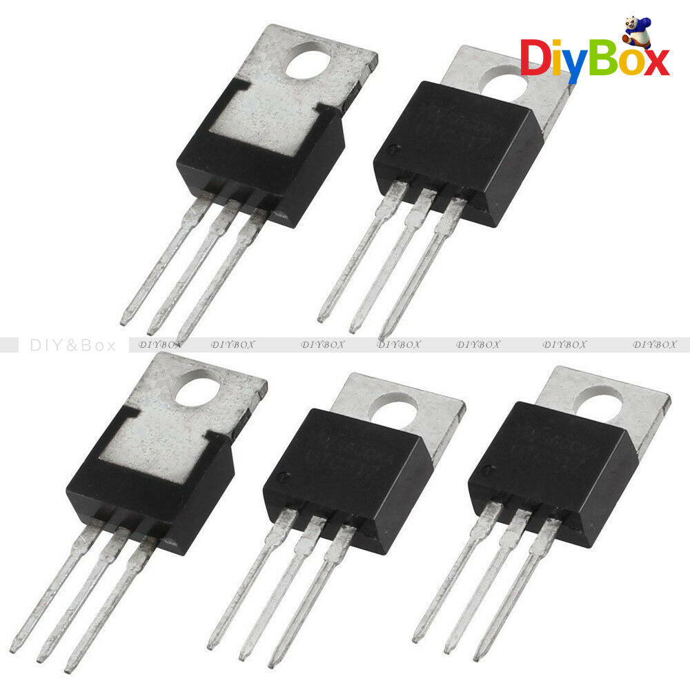 5Pcs LM317T LM317 Voltage Volt Regulator IC 1.2V to 37V 1.5