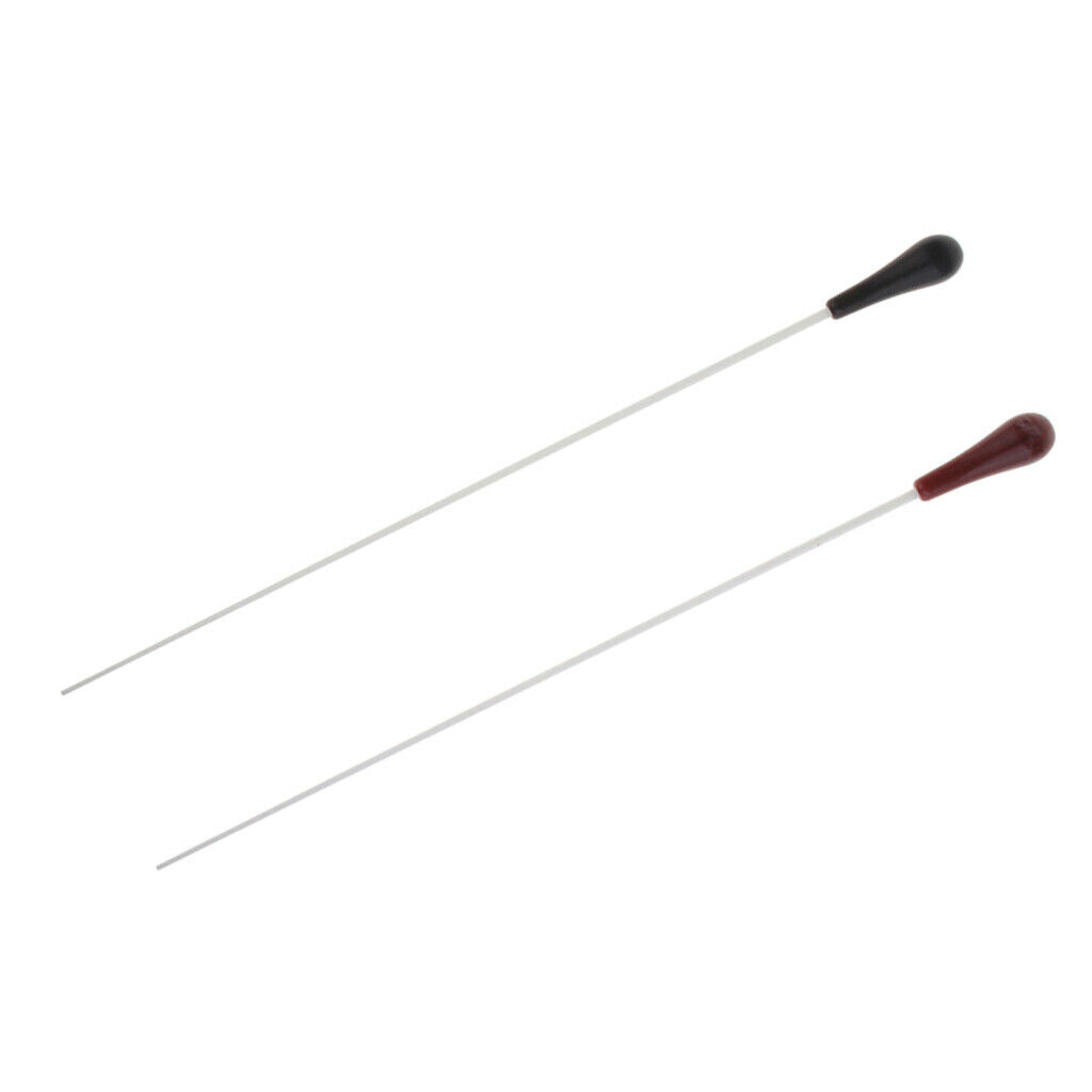 2 Pieces Music Conductor Stick Wand for Symphony Concert Band Performance