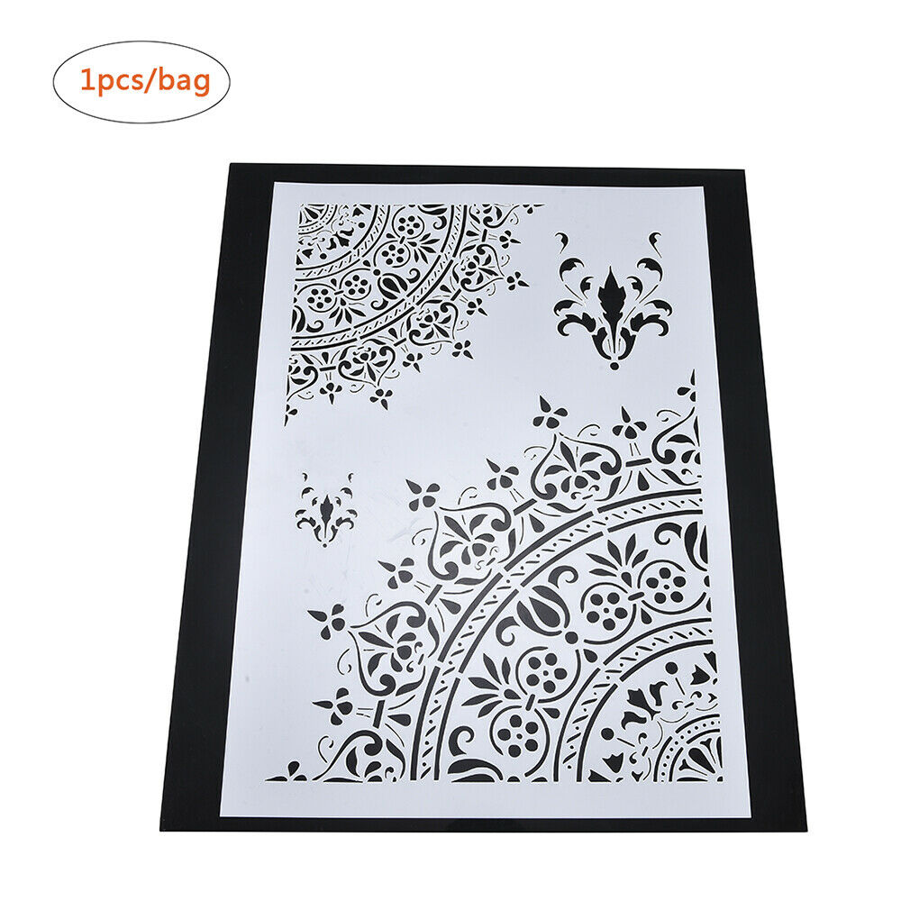 1pcs Flower Cake Stencil Template Pastry Fondant Decorating Side Mold Bake Tool
