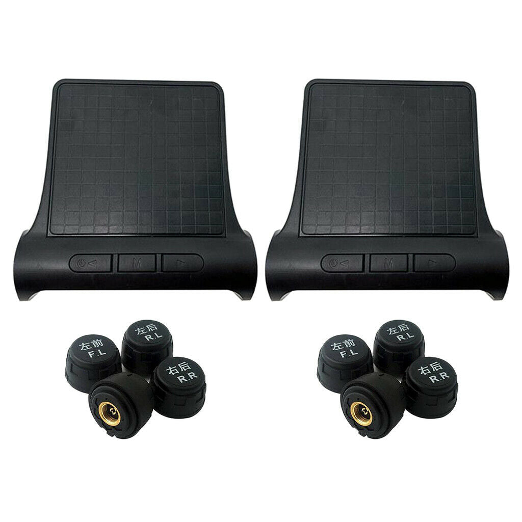 Pack 2 TD1 Auto Car Tire Pressure Monitoring System + External Sensor Kit