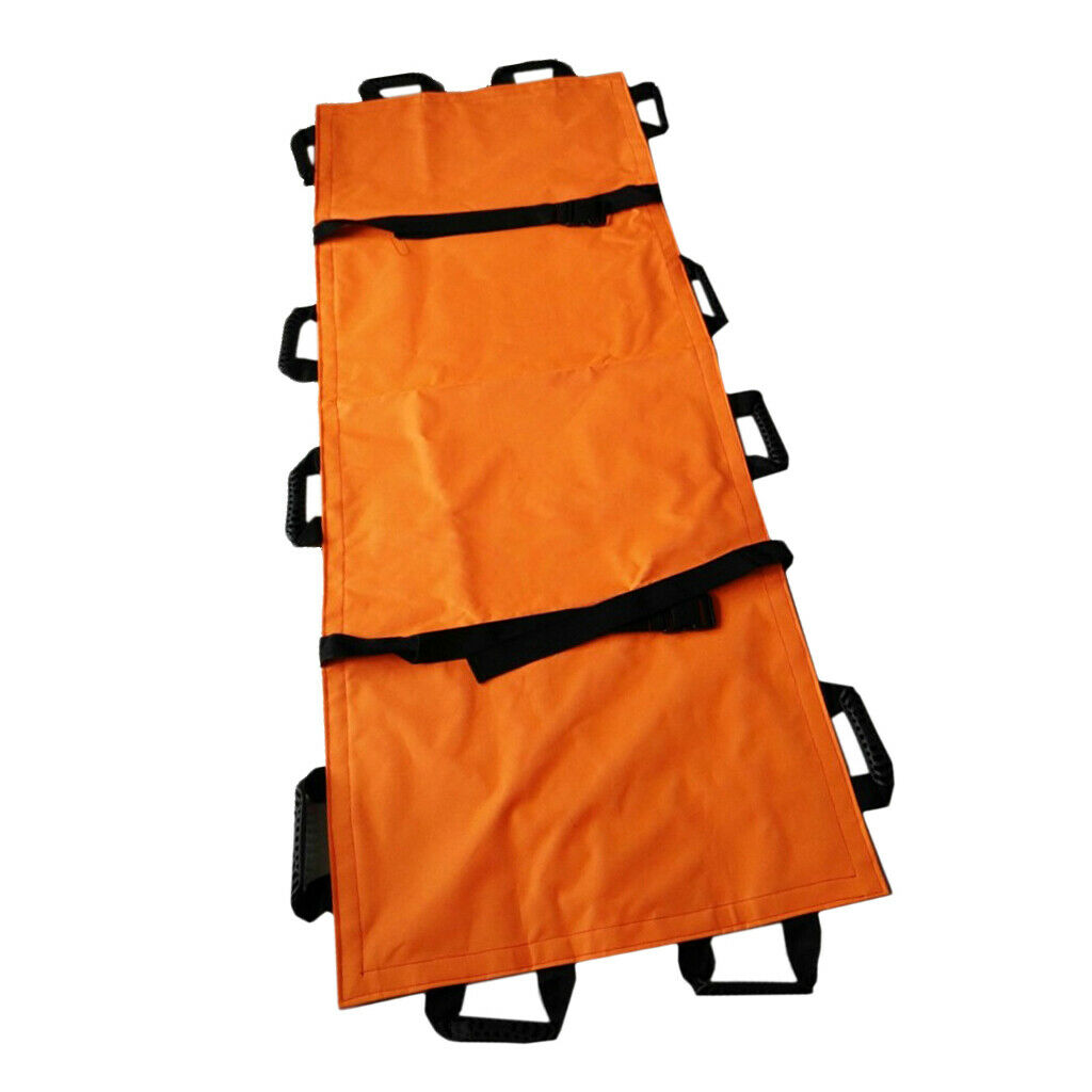 Emergency Mover Stretcher Aluminum Alloy Rescue Stretcher Litter Orange