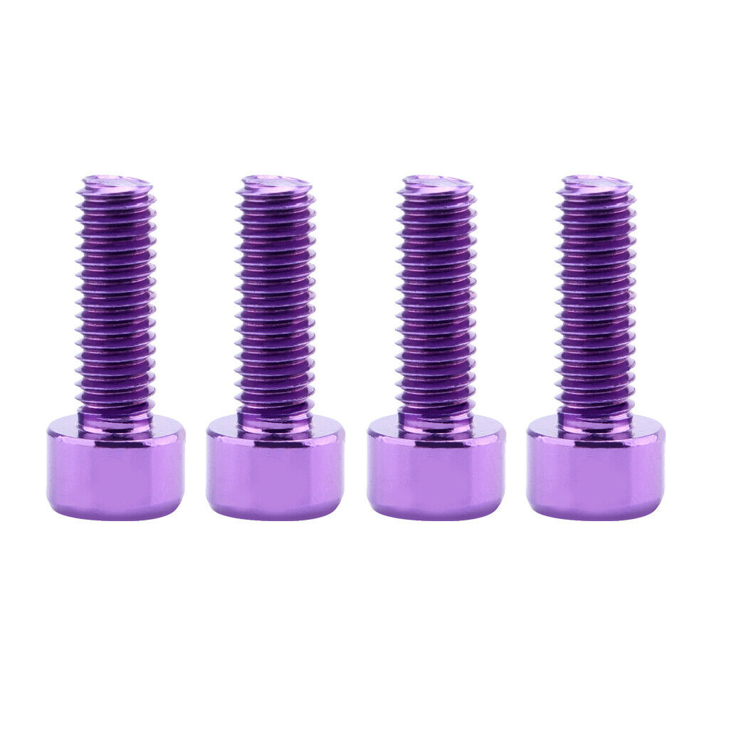 12Pcs Aluminum M5 Bike Bottle Cage Bolts Holder Socket Bracket Rack Screws