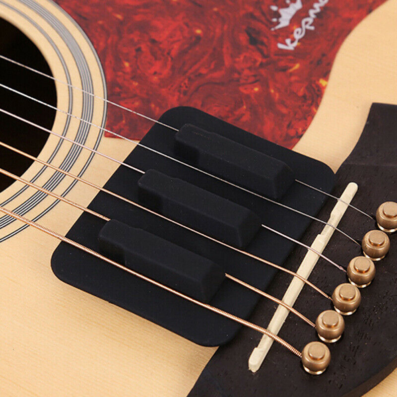 Classical Acoustic Guitar Silencer Guitar Practice Mute Pad Musical Acces.l8