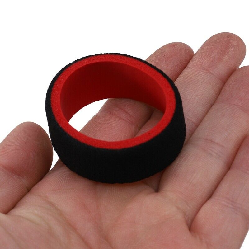 1X(5Pcs 2-Color RC Cars Transmitter Stee Wheel Foam Grip Hand Wheel Sponge f6F6)