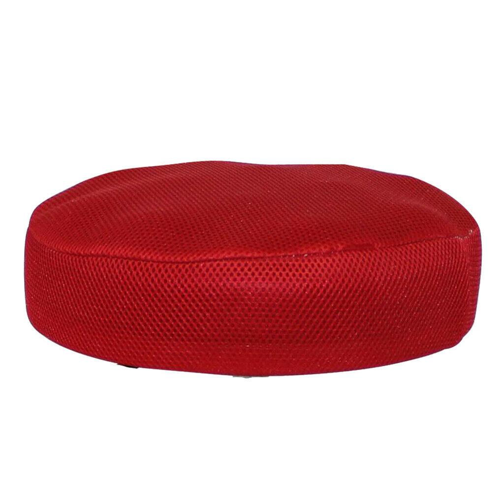 Bar stool cover replacement round chair seat, protective cover 35x35x10cm red