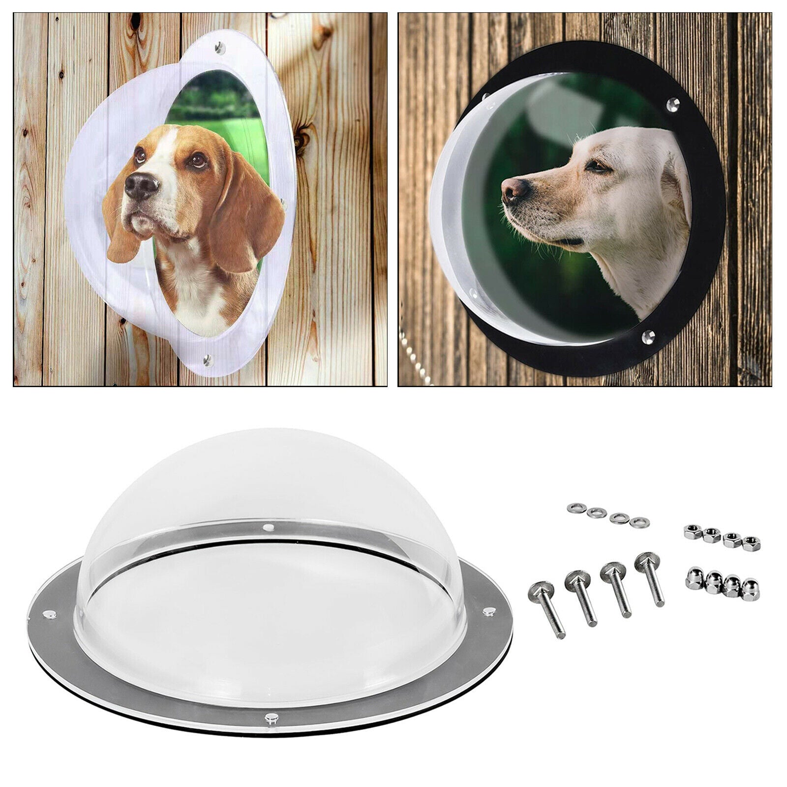 Dog Cat Pet Fence Window Dome Viewer
