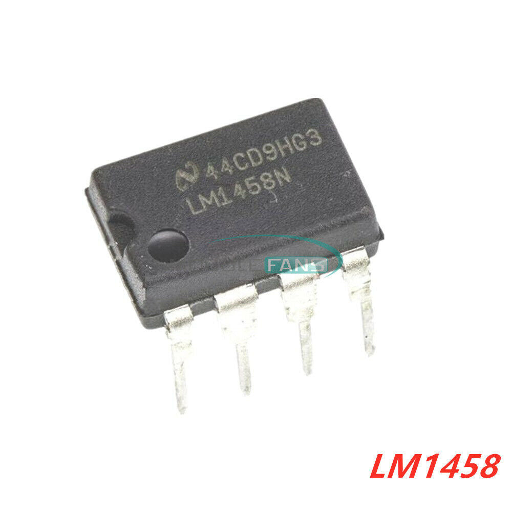 20PCS LM1458 LM1458N DIP-8 DUAL OPERATIONAL AMPLIFIER IC LM1458