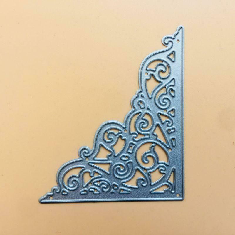 Corner Metal Cutting Dies Stencil Scrapbooking DIY Album Stamp Paper Card Emboss