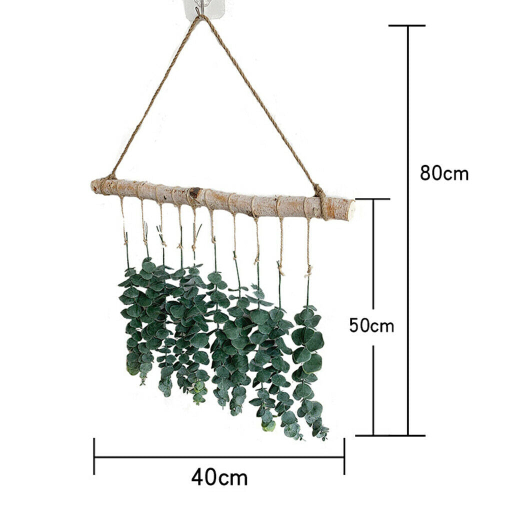 Artificial Eucalyptus Wall Hanging Decor Vine Greenery Backdrop Wedding
