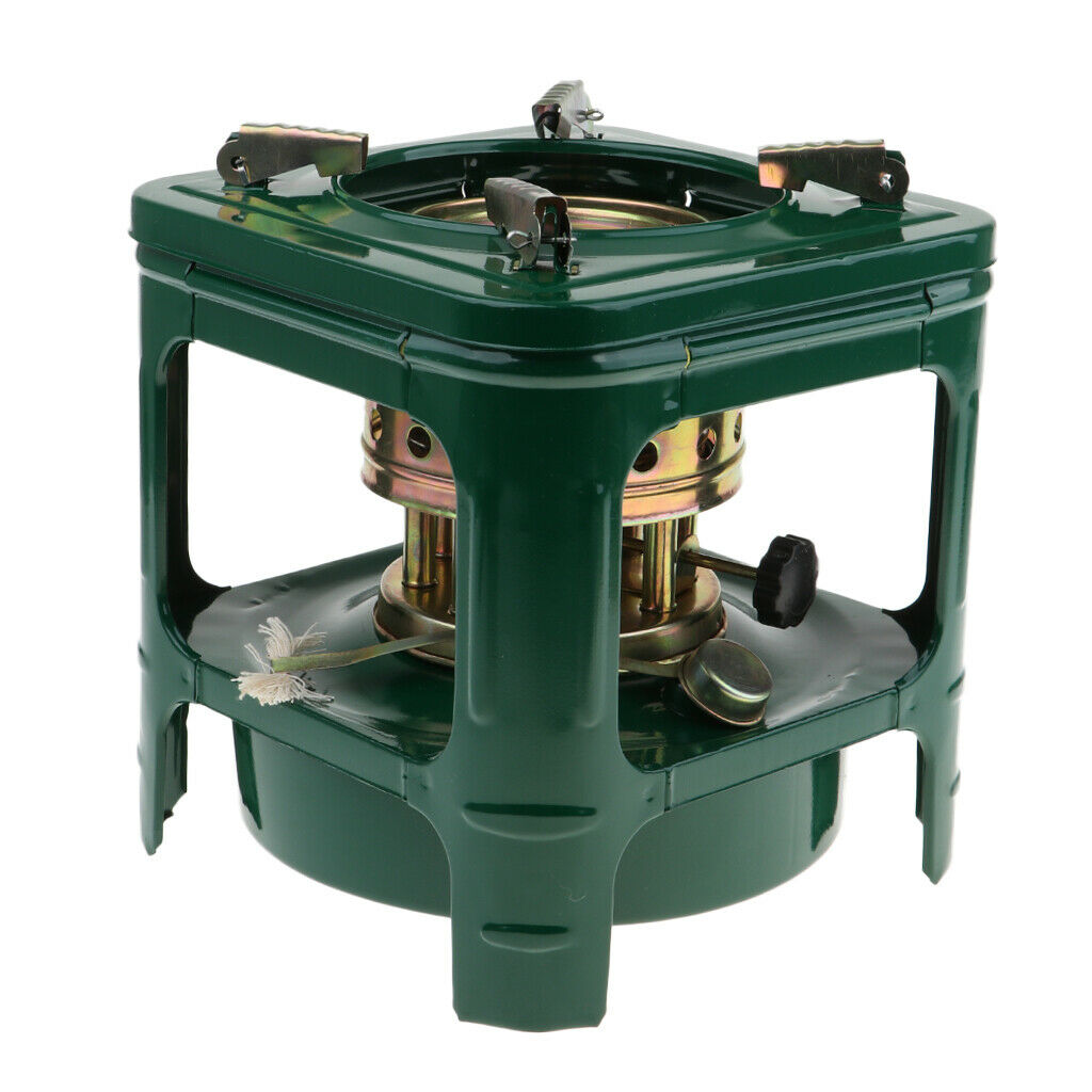 Mini Handy Camping Stove Windproof Outdoor Hiking Cookware 8 Wicks Kerosene